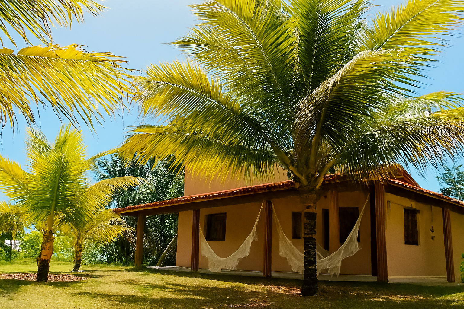 área externa do chalé